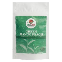 Mango Peach Iced Green Tea Pyramid - 5 Teabags